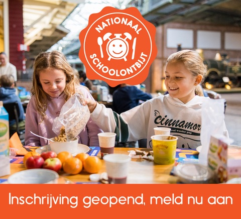 Schoolontbijt mei en sep 2026