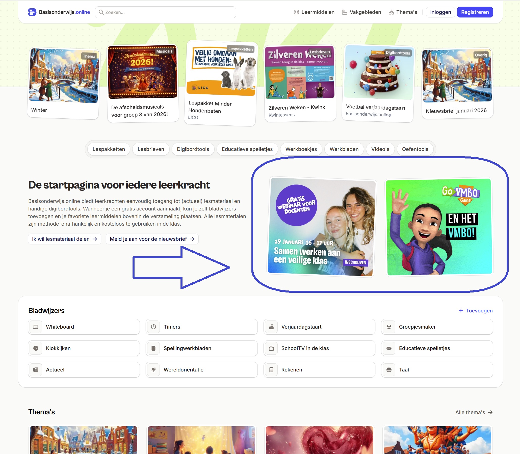 Startpagina