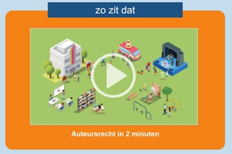 Tip: Bekijk ook de website 'Auteursrecht voor jou'