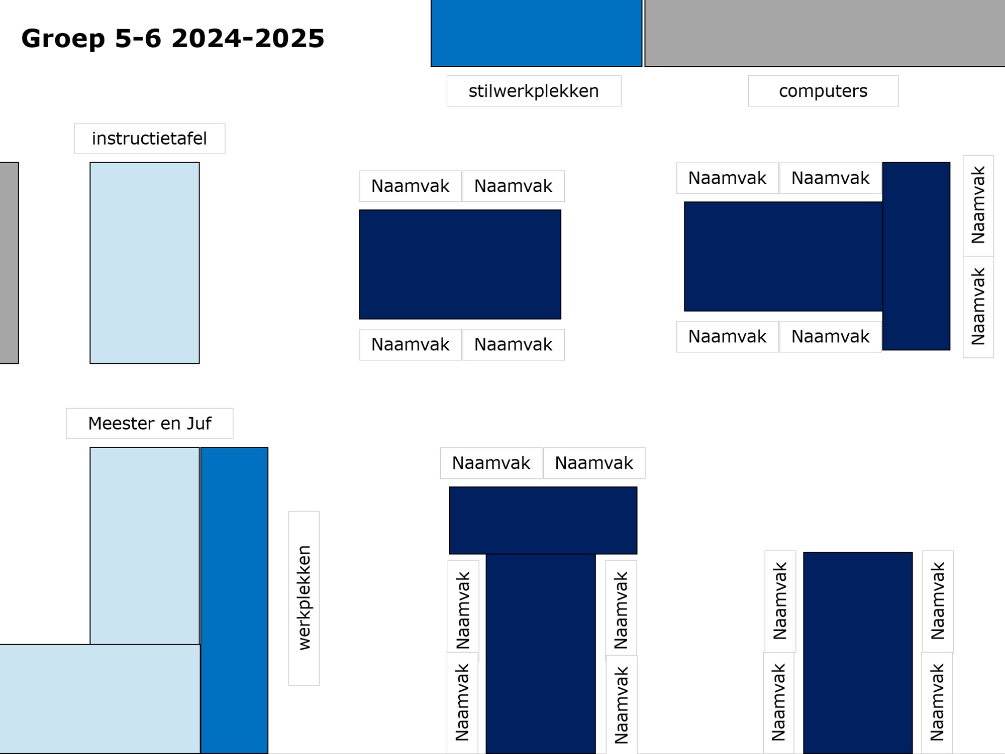 Plattegrond van je klas (PowerPoint versie)