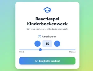 Reactiespel Kinderboekenweek