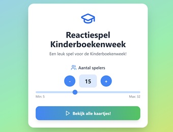 Reactiespel Kinderboekenweek