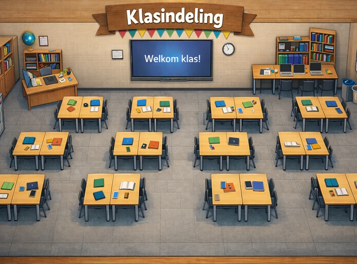 Maak een plattegrond van je klas
