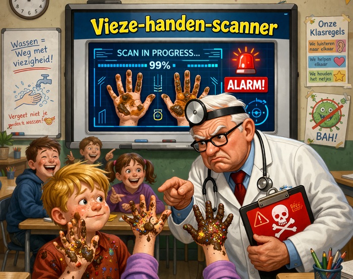 Vieze-handen-scanner