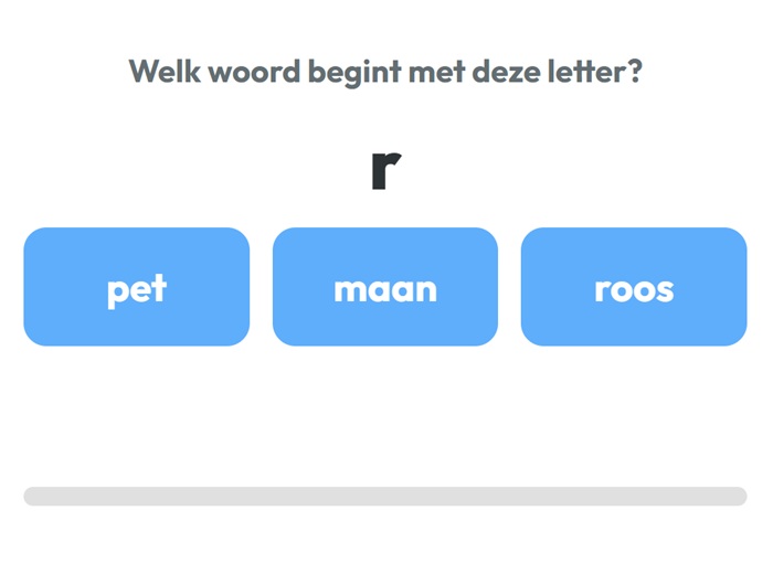 Woordraket - leren lezen, hakken en plakken